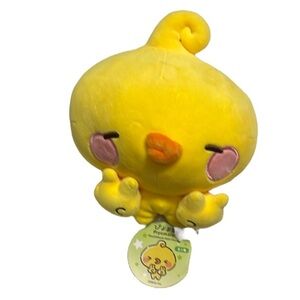 Fukuya Marsh Mochi Hitokuchi Chick Plush Cute Yellow Plush Toy